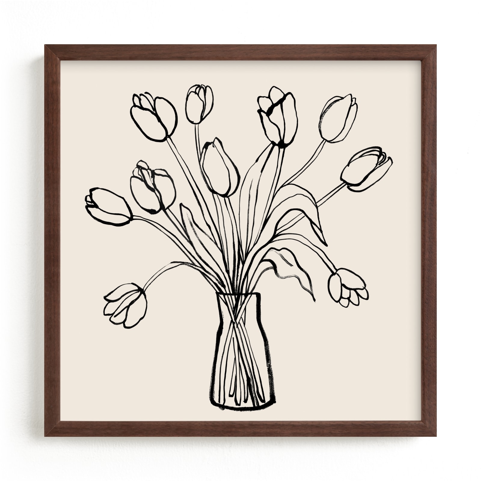Tulips Drawing Limited Edition Fine Art Print 2 - Image 0