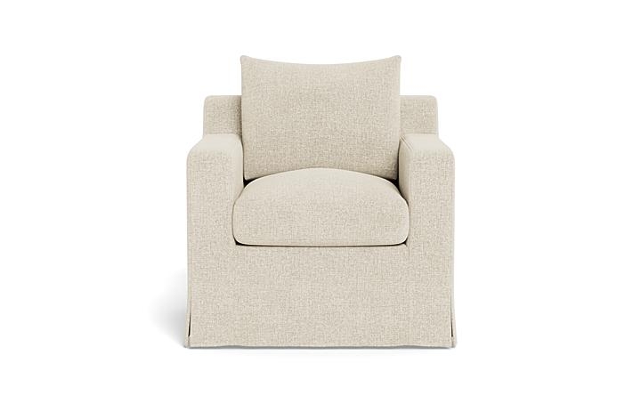 Sloan Slipcovered Petite Chair - Image 0