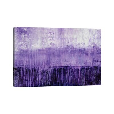 Purple Rains by Erin Ashley - Wrapped Canvas Painting Print - Image 0