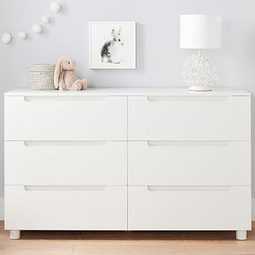 Arlen Extra Wide Dresser, Simply White, WE Kids - Image 1