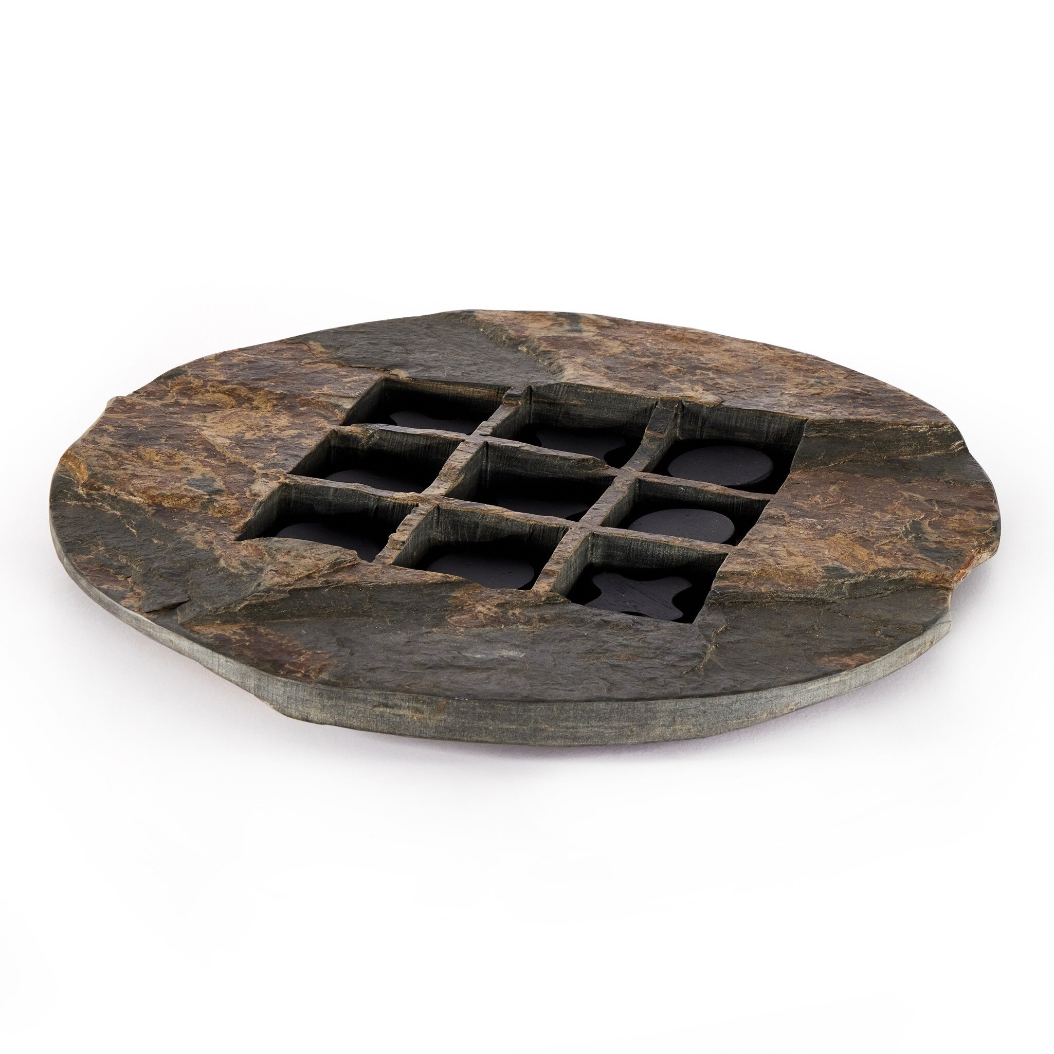 Stone Tic Tac Toe - Carbonized Black - Image 0