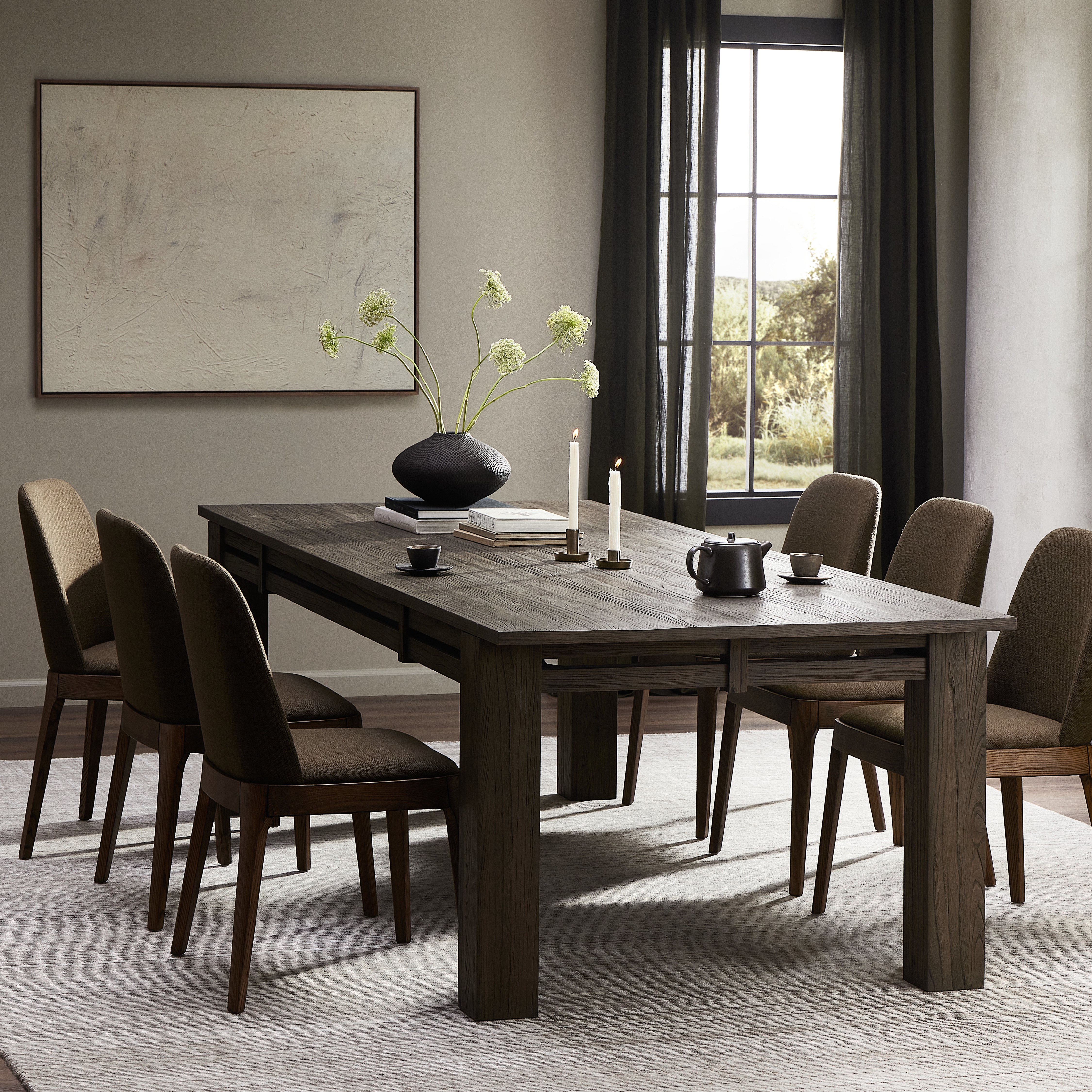 Willow Dining Table-Weathered Elm - Image 13