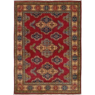 One-of-a-Kind Ochlocknee Hand-Knotted 2010s Ushak Brown 4'11" x 6'10" Wool Area Rug - Image 0