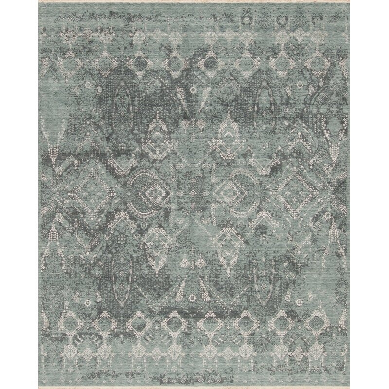 Samad Rugs Nirvana Light Aqua Area Rug - Image 0