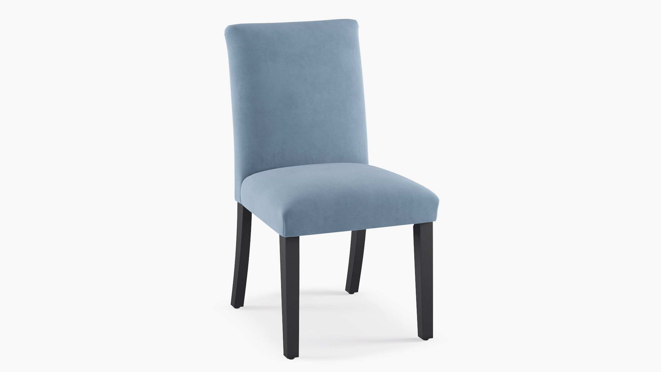 Classic Dining Chair, Ocean Classic Velvet, Black - Image 1