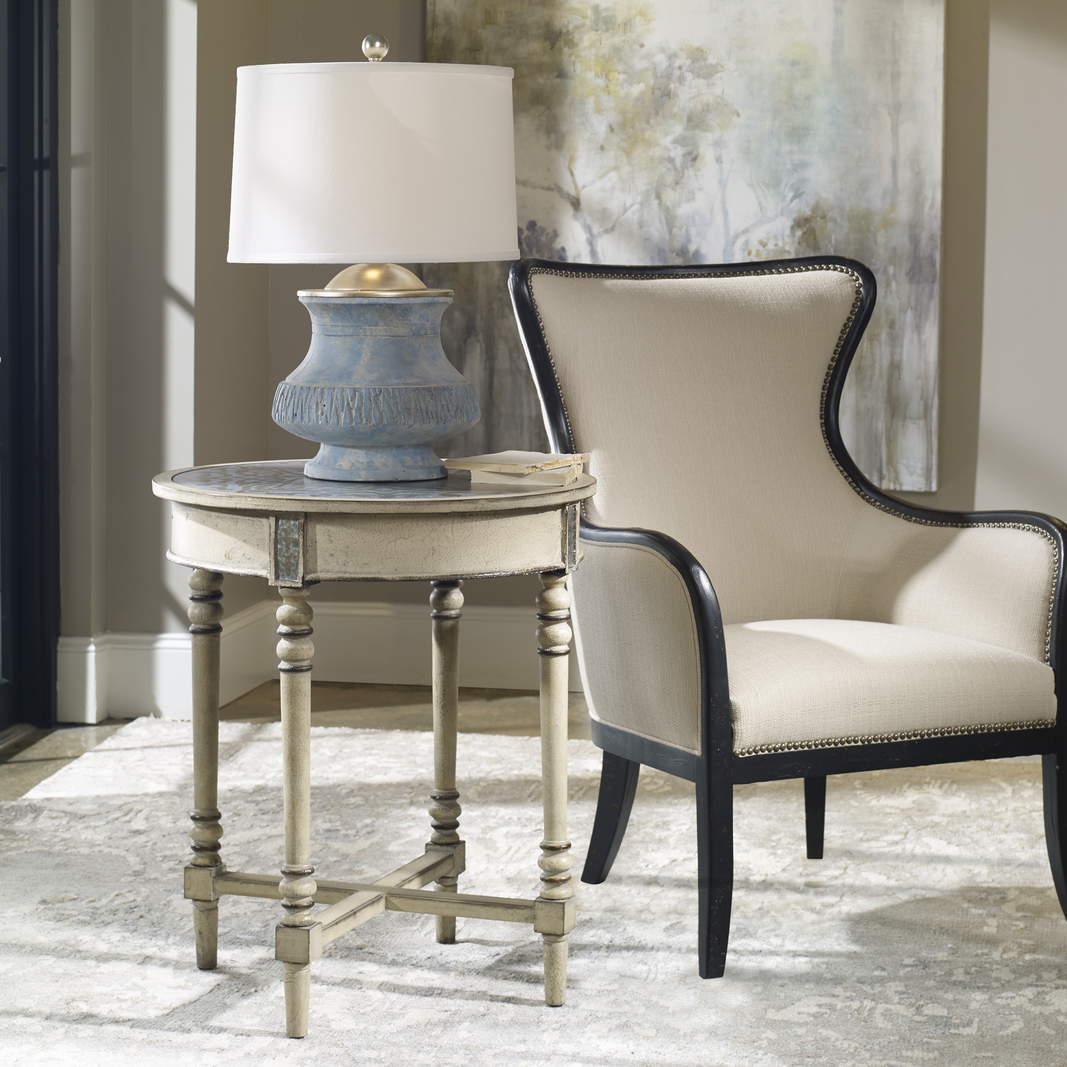 Sandy Wing Back Armchair - Image 10