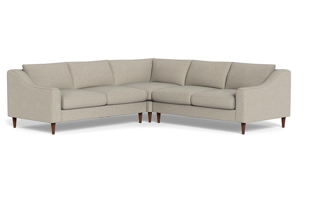 Saylor Slope Arm Corner 4-Seat Sectional Sofa - Image 2