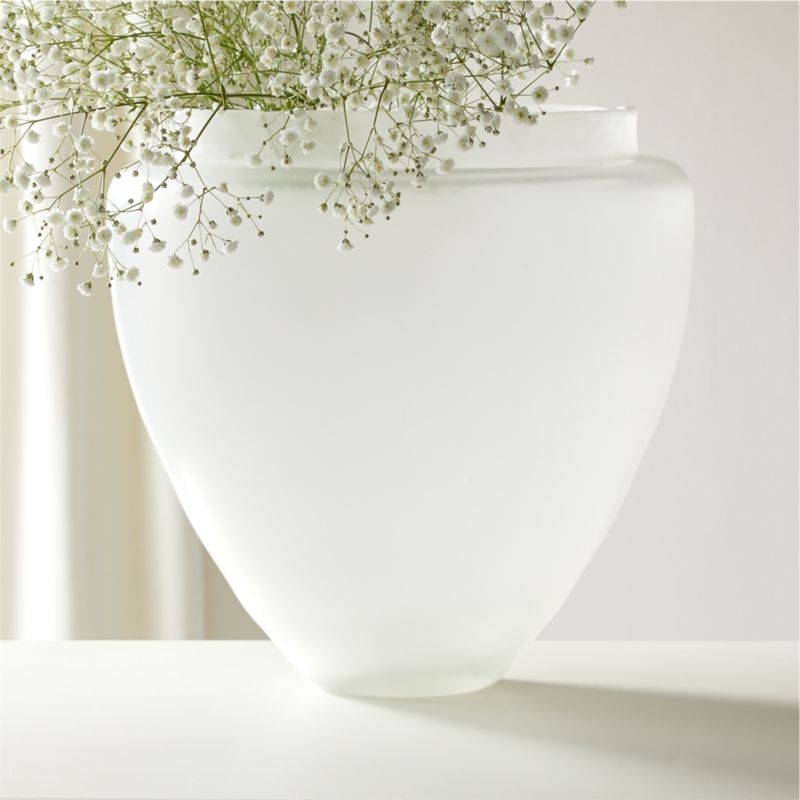 Allure Frosted Glass Vase - Image 1