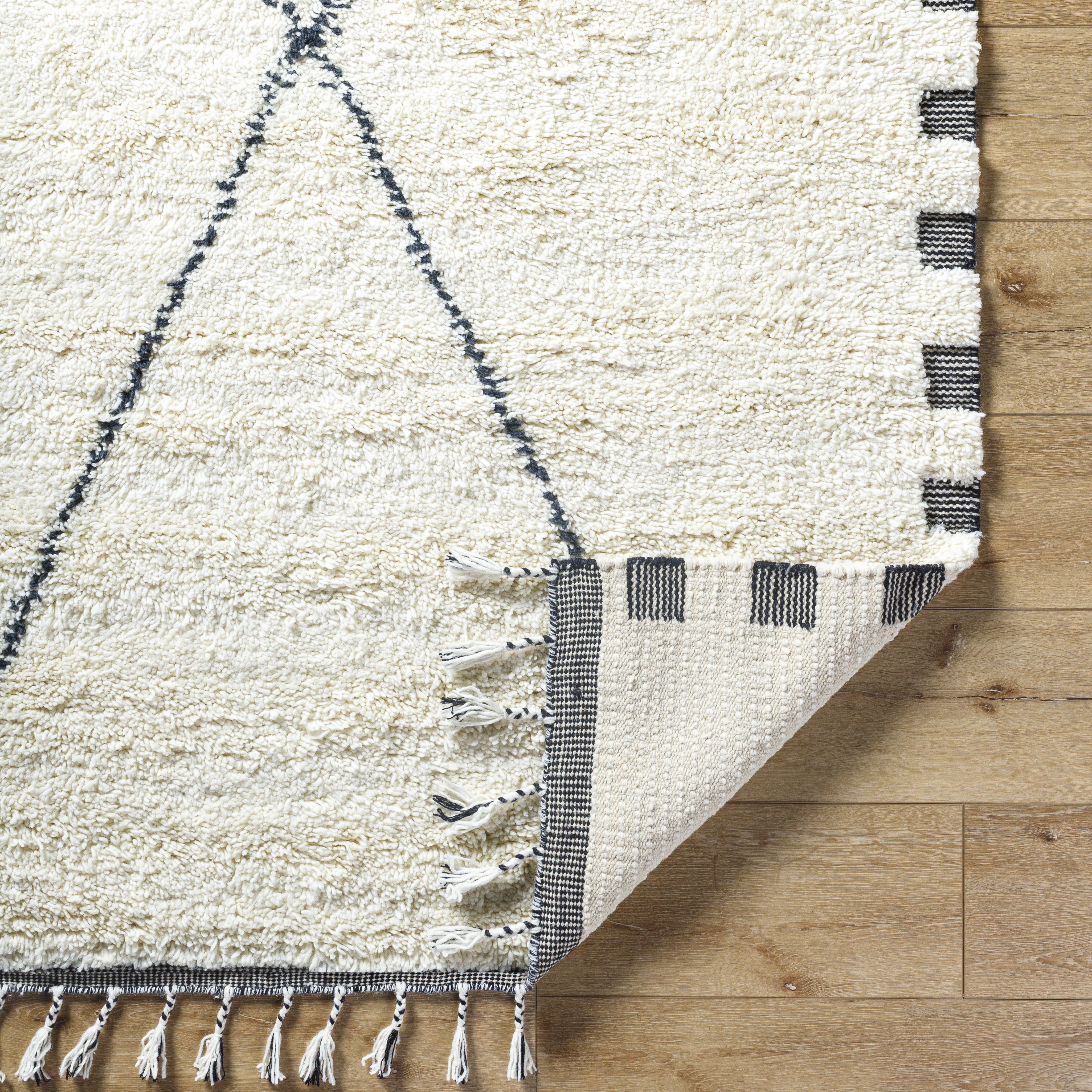 Mirela Beige Indoor 8' x 10' Handmade Rug - Image 3