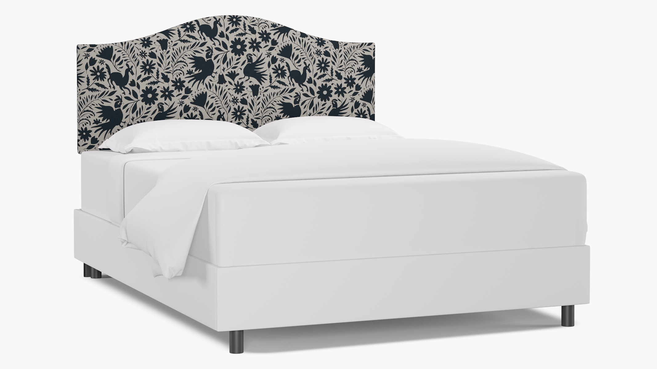 Camelback Headboard, Ink Frida, Queen - Image 0