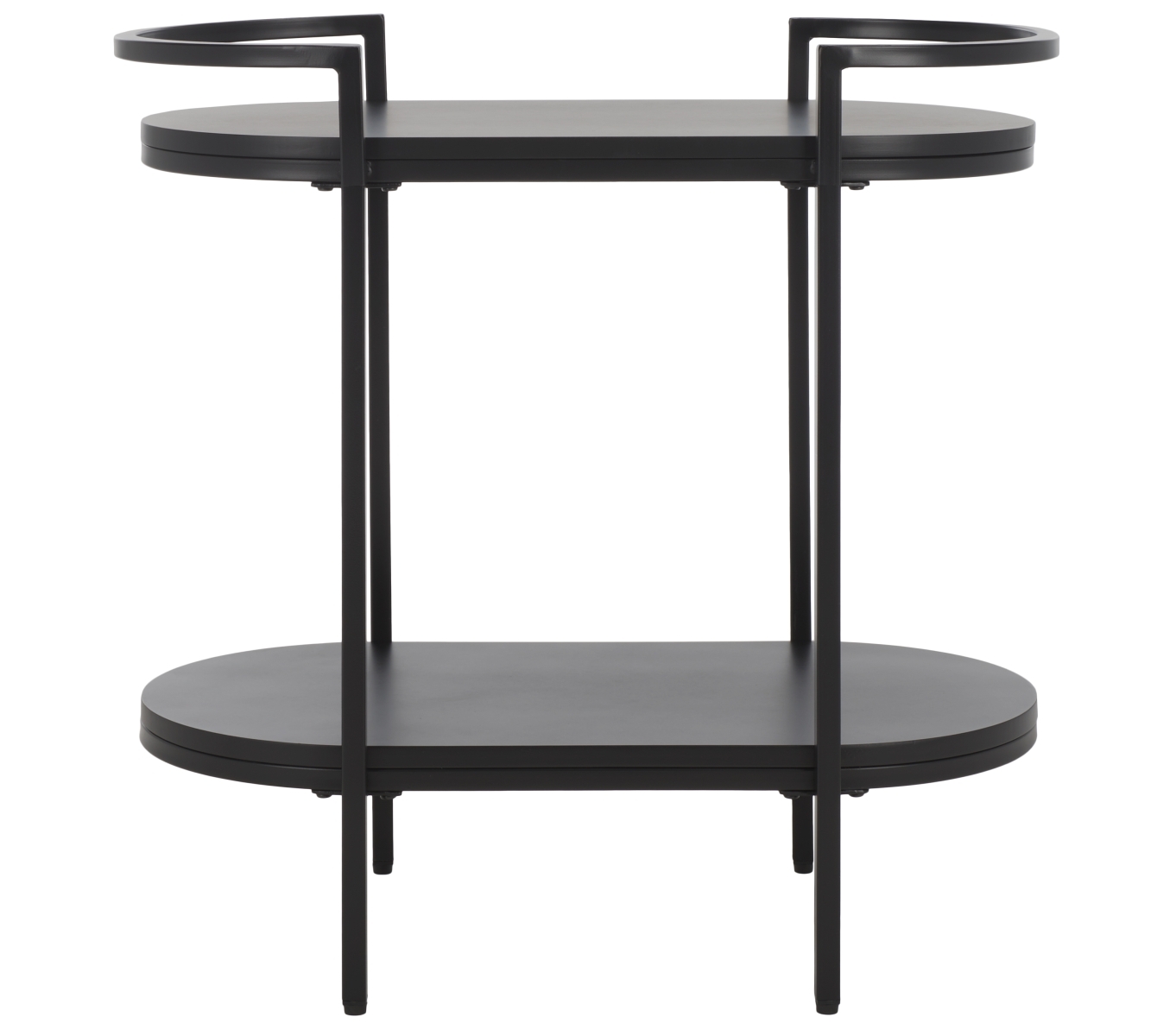 Inessa 2 Tier Bar Cart - Black - Image 0