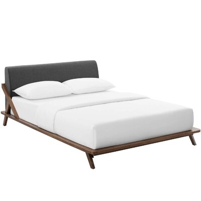 Lilly Queen Upholstered Platform Bed - Image 0