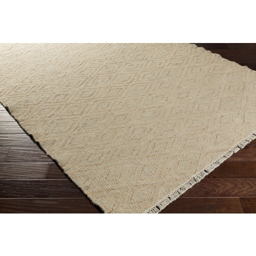 Laural White Indoor 2' x 3' Handmade Rug - Image 1