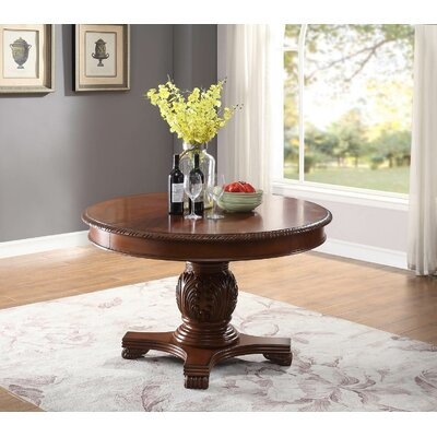 Russo Extendable Pedestal Dining Table - Image 0