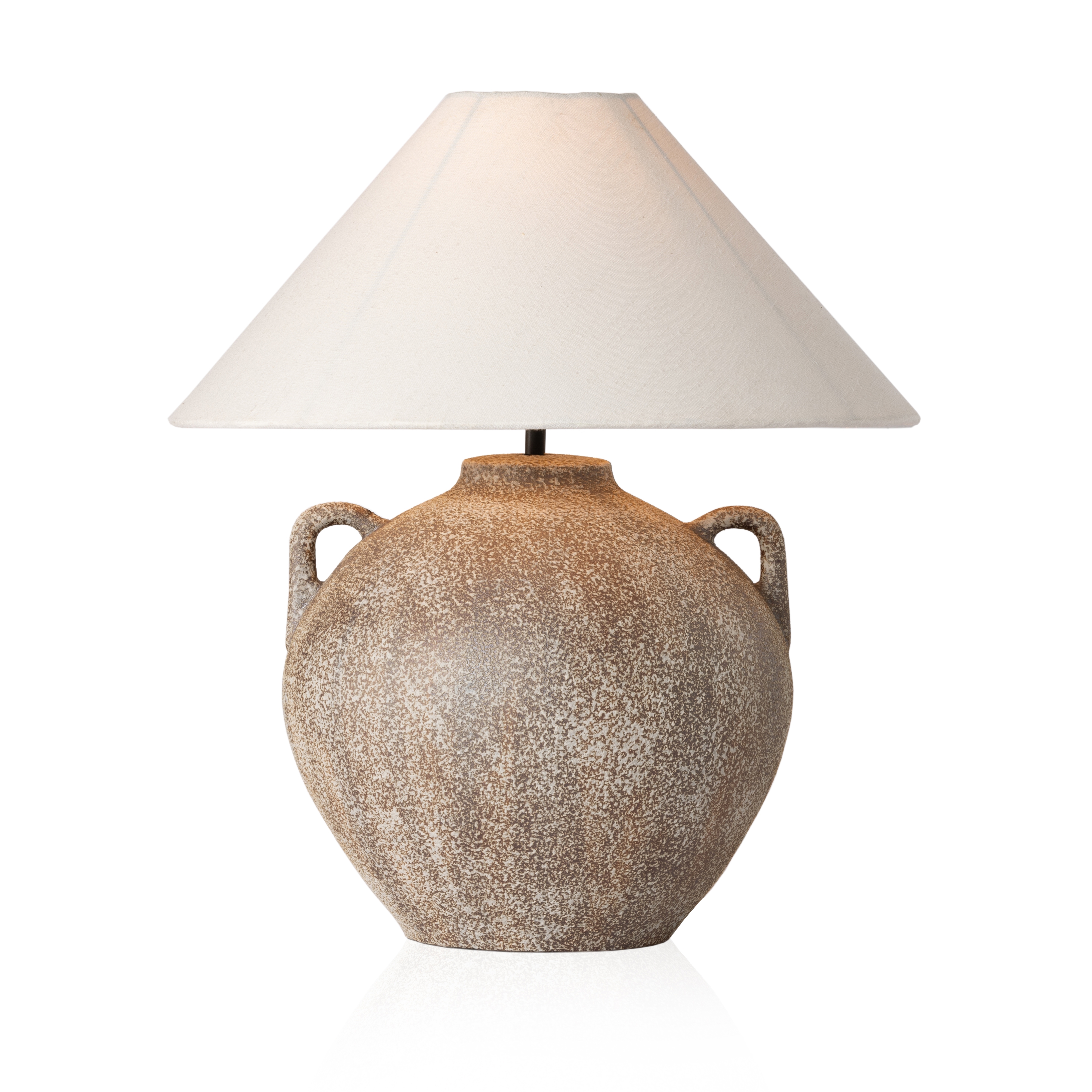 Mays Table Lamp-Vintage Brown Ceramic - Image 1