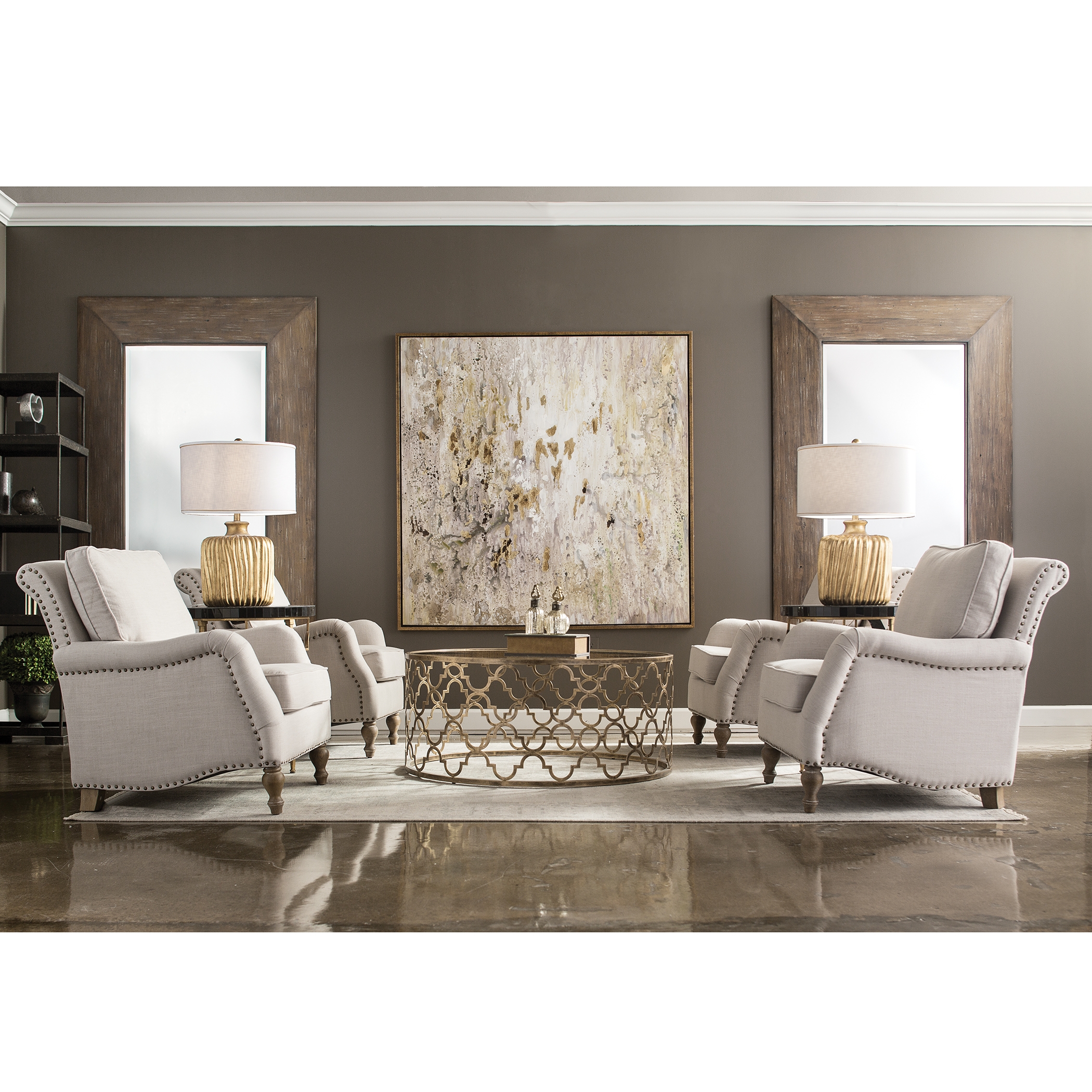 Armstead Antique White Armchair - Image 2