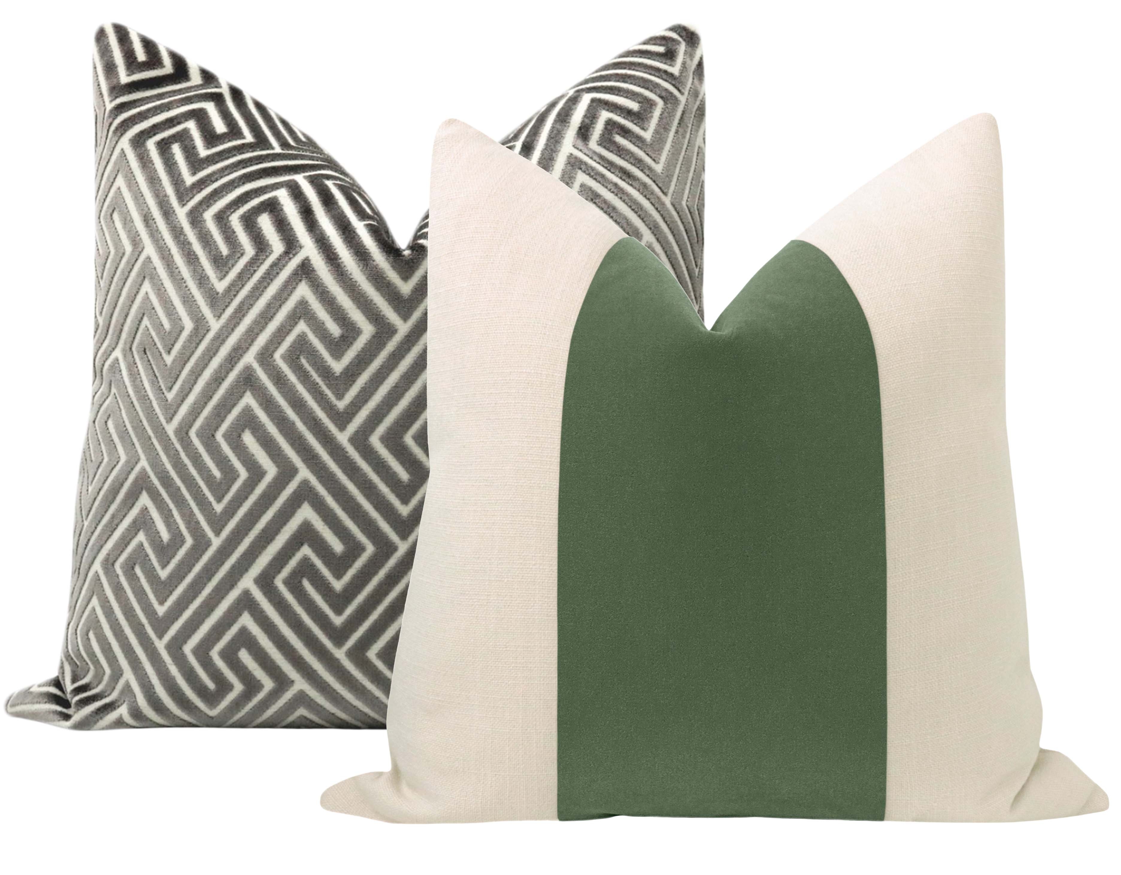 PANEL :: MOHAIR VELVET // PATINA - 14" X 36" - Image 5