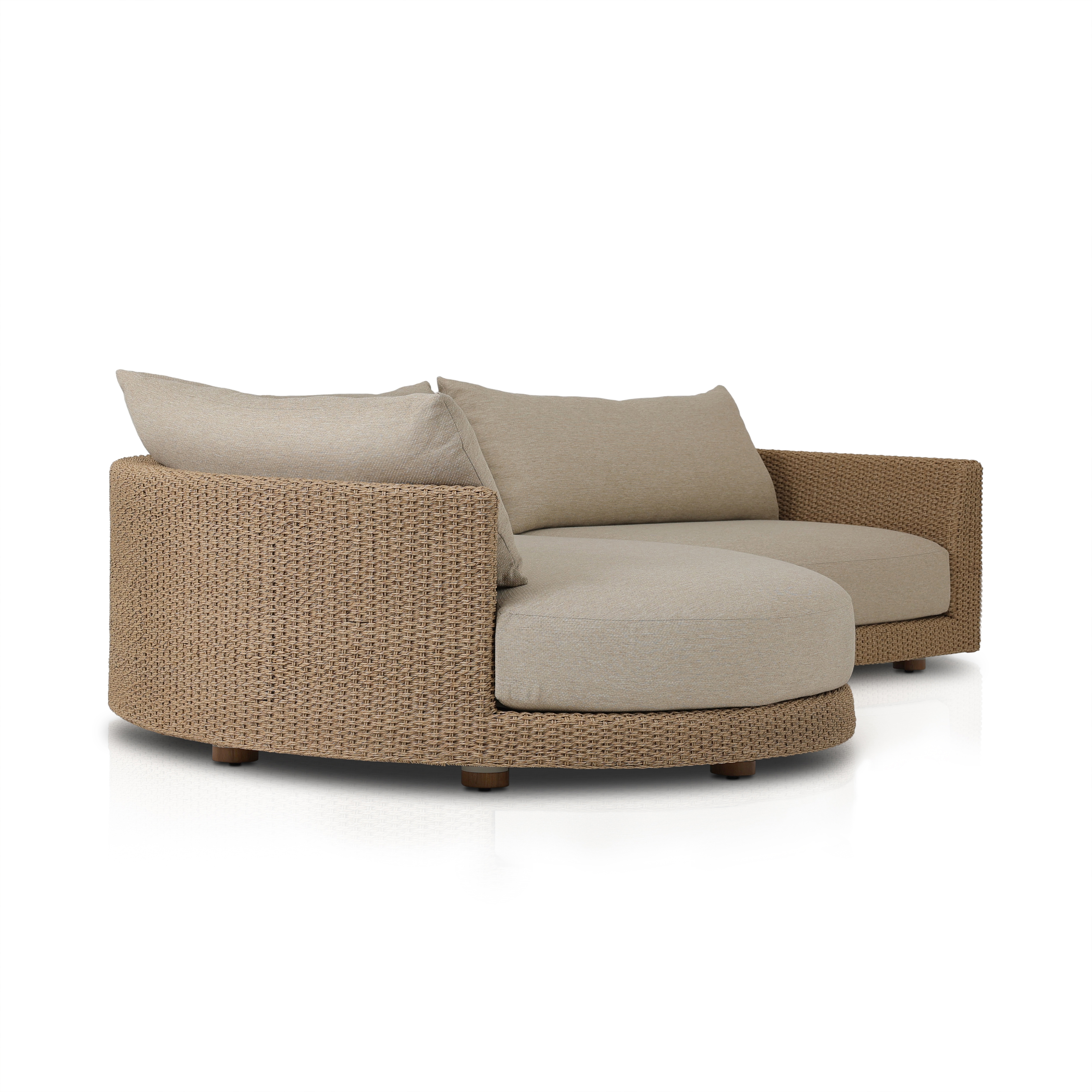 Sylvan Outdoor 2pc Sec-Laf Chaise-Faux - Image 6