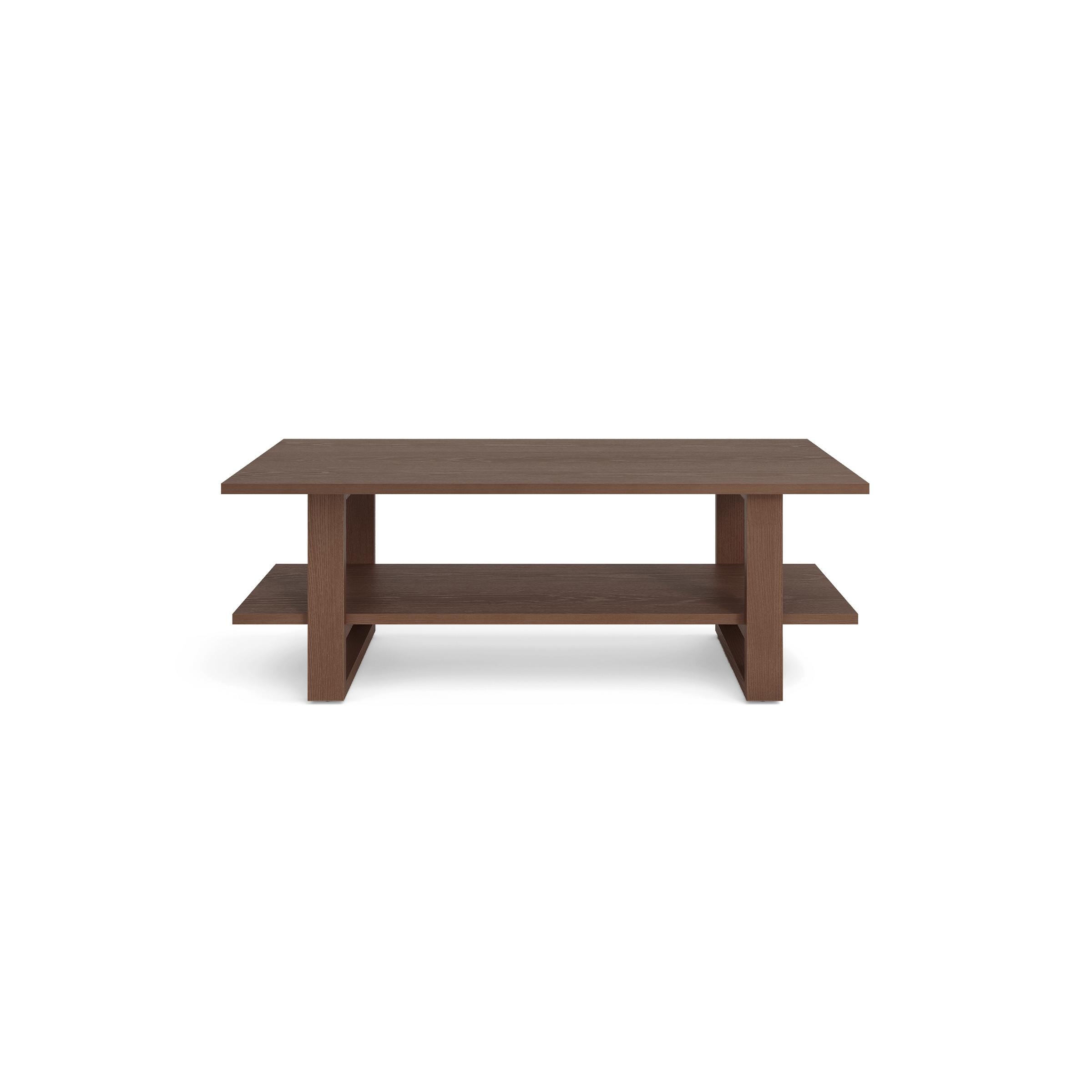 Burrow Index Coffee Table, Leg Finish: WalnutLegs - Image 0