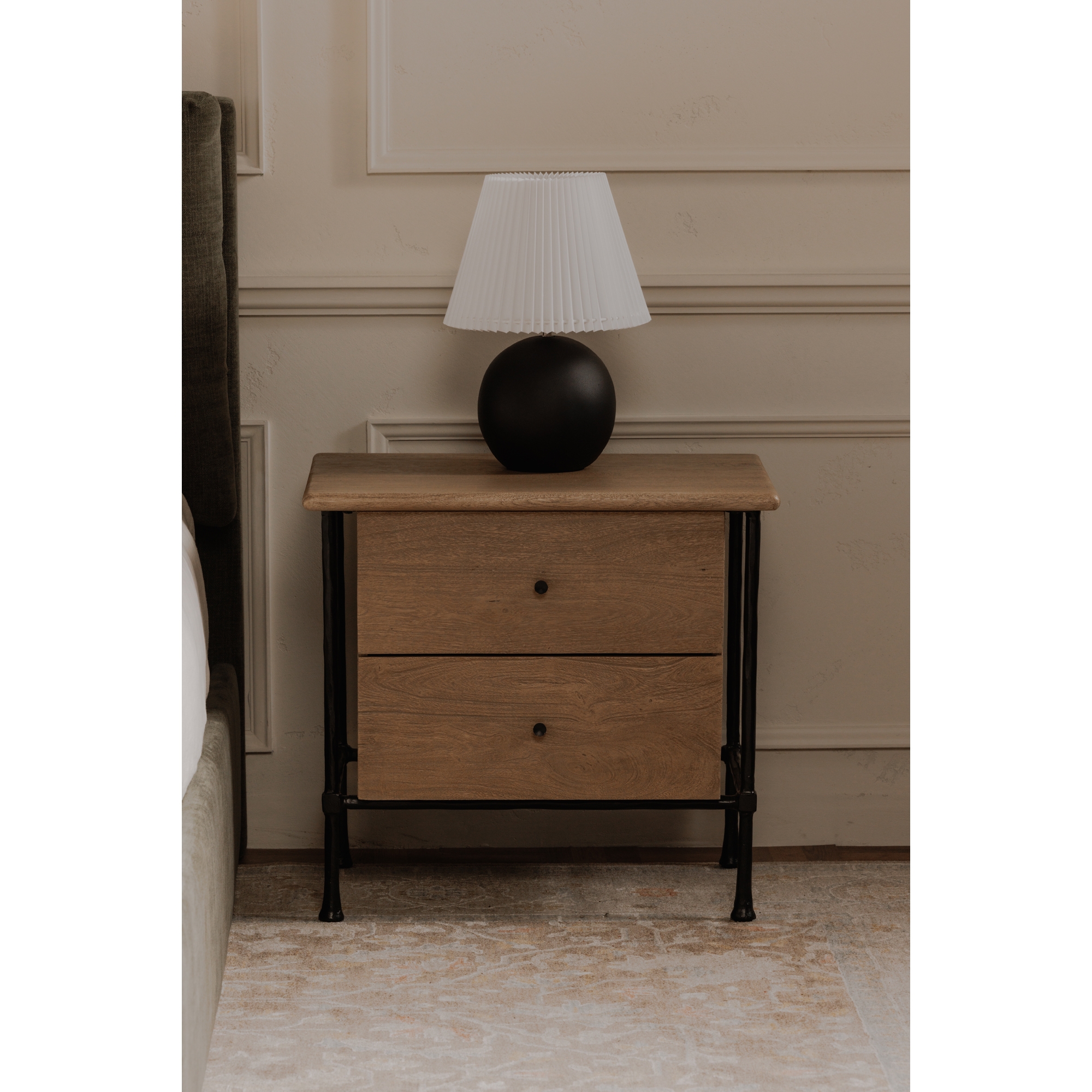 Rene Nightstand Brown - Image 9