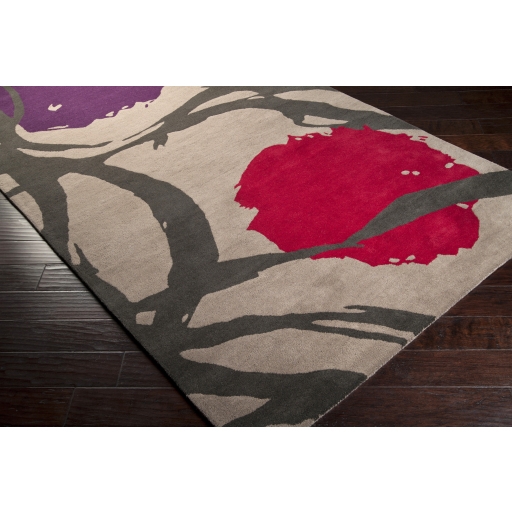 Harlequin Brown Indoor 9' x 12' Handmade Rug - Image 1