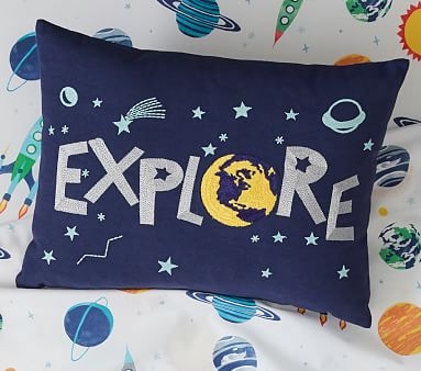Explore Pillow, 12x16", Navy Multi - Image 3