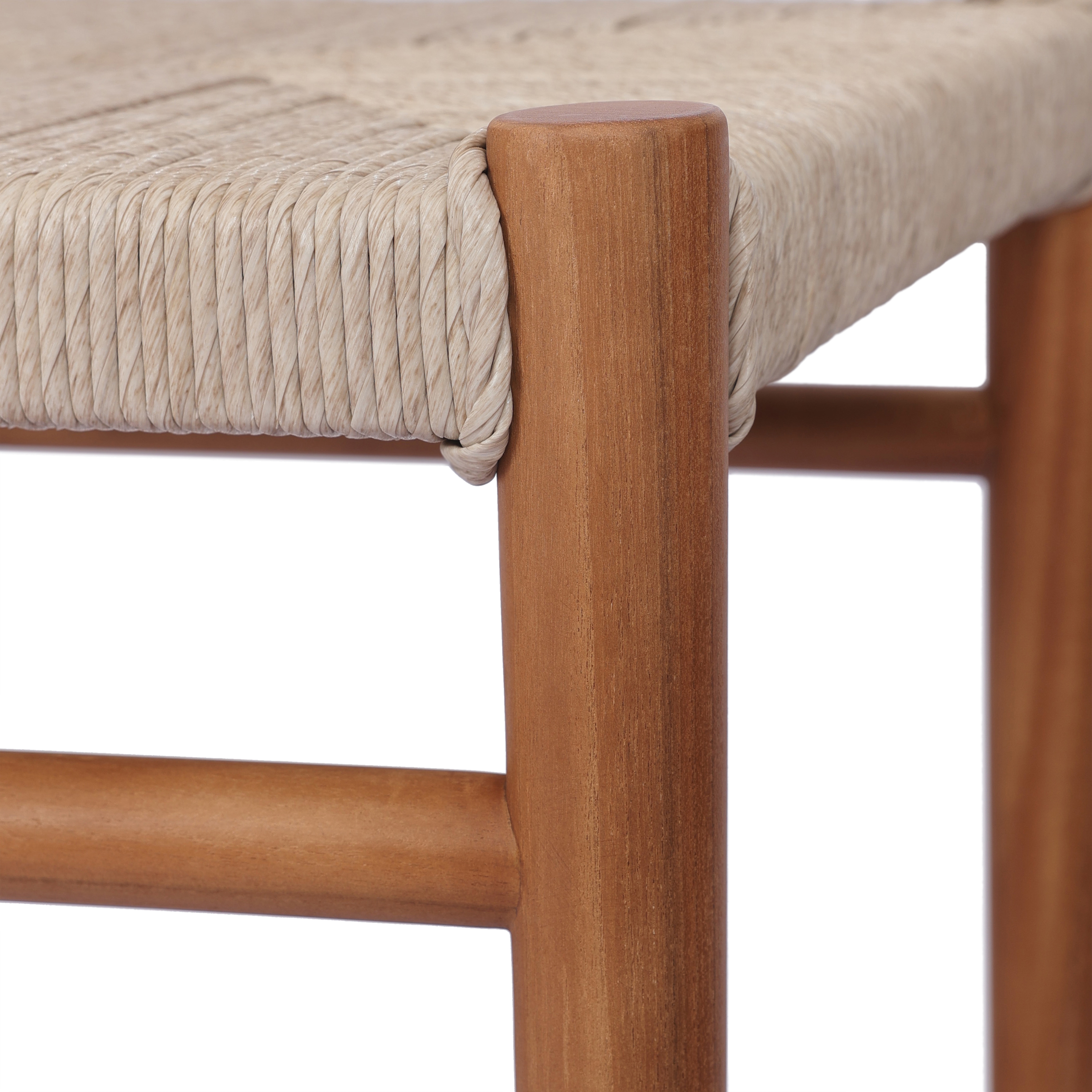 Lomas Bar + Counter Outdoor Stool - Vintage White - Image 9