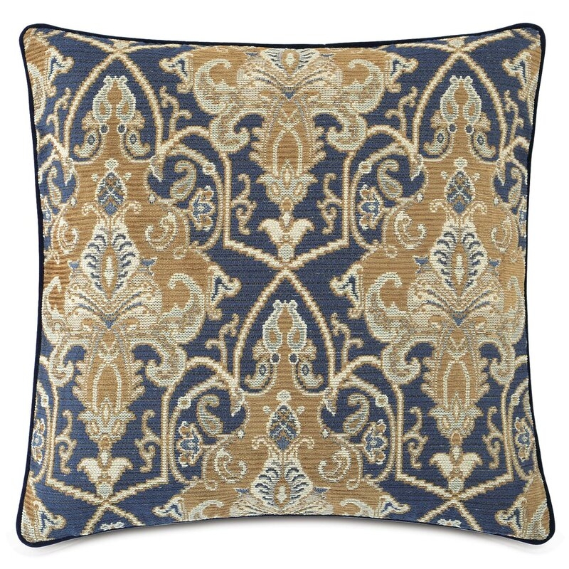 Eastern Accents Arthur Ochre with Small Welt Throw Pillow Cover & Insert - Image 0