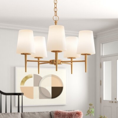 Demitri 5-Light Shaded Classic / Traditional Chandelier - Image 0
