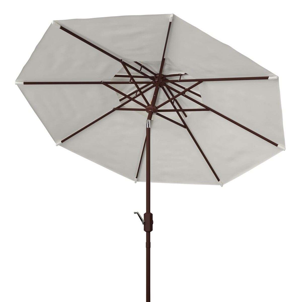 Lorenia 9Ft Double Top Umbrella - White - Safavieh - Image 3