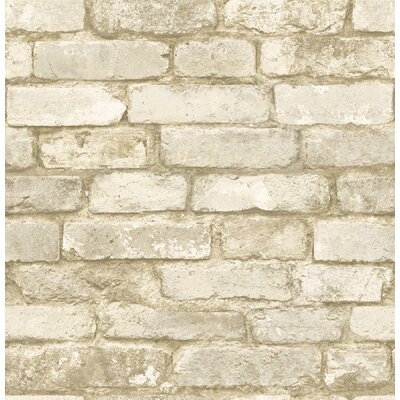 Tisbury 33' x 20.5" Brick Wallpaper - Image 0