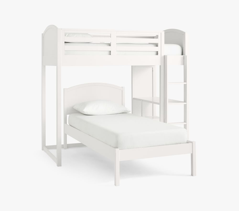 Austen Twin Loft & Twin Bed, Simply White, In-Home Delivery - Image 0