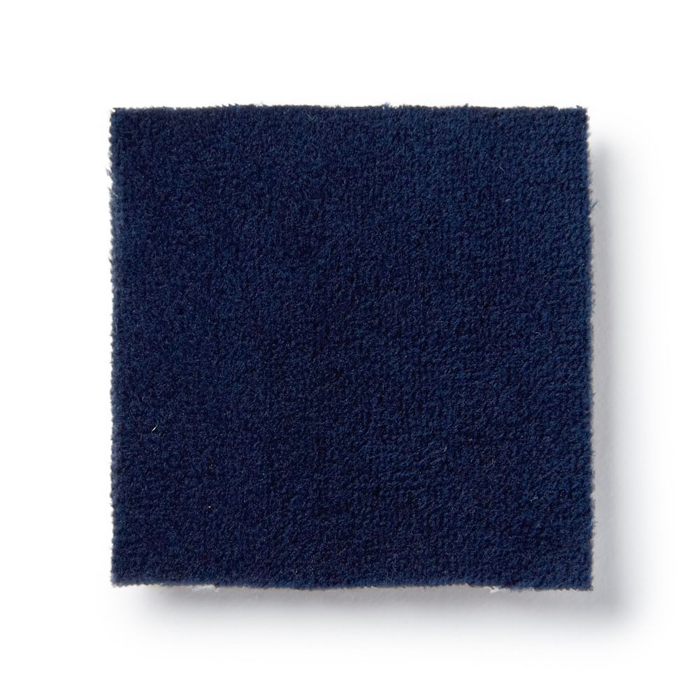 Upholstery Fabric by the Yard, Performance Velvet, Ink Blue - Image 0
