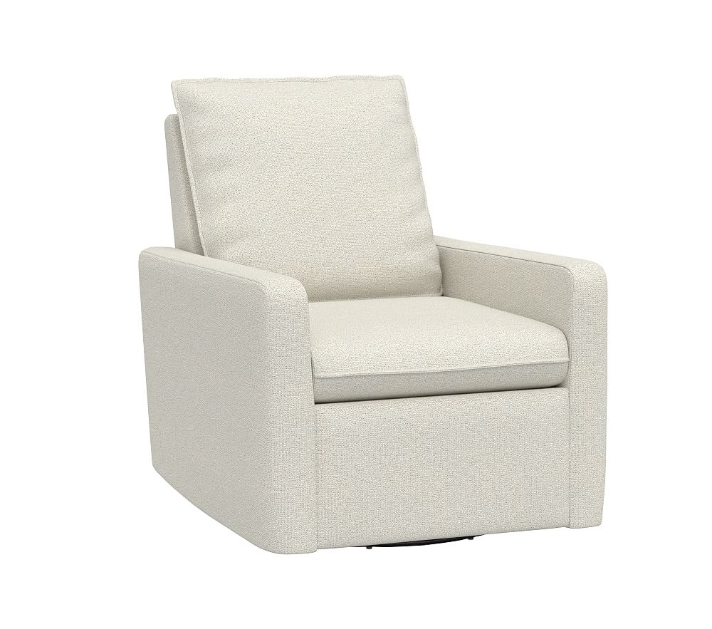 Paxton Swivel Glider, Performance Boucle, Oatmeal - Image 0