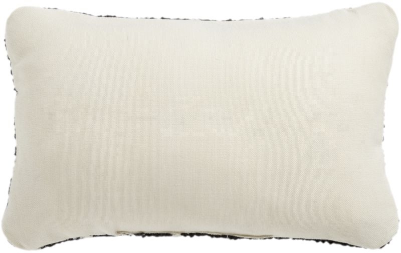 20"x12" Maze Outdoor BLACK and White Pillow - Image 2