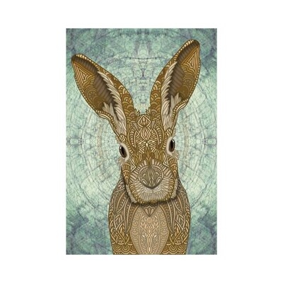 Ornate Bunny by - Wrapped Canvas - Image 0