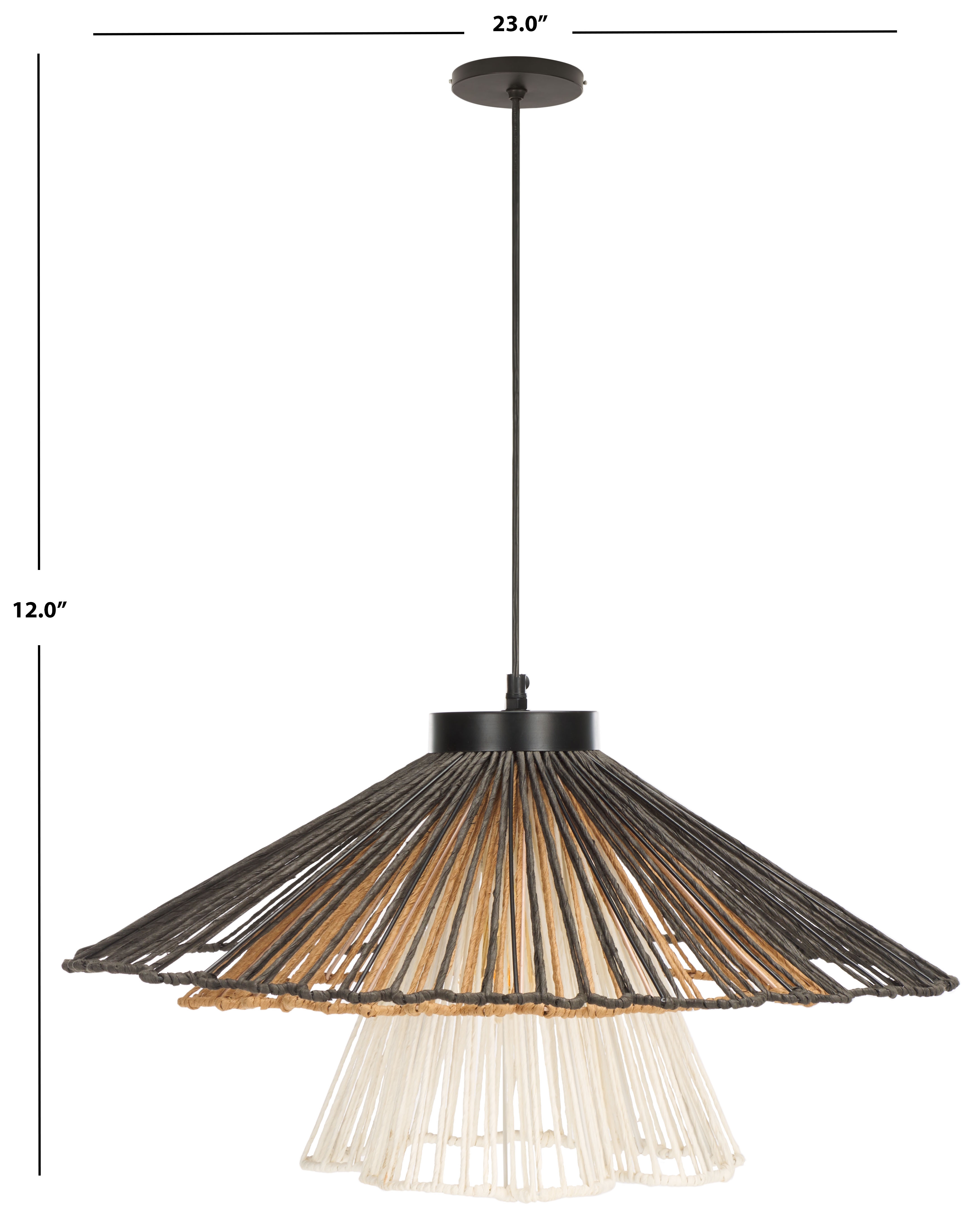 Gavi 23" Pendant - Multi - Safavieh - Image 4