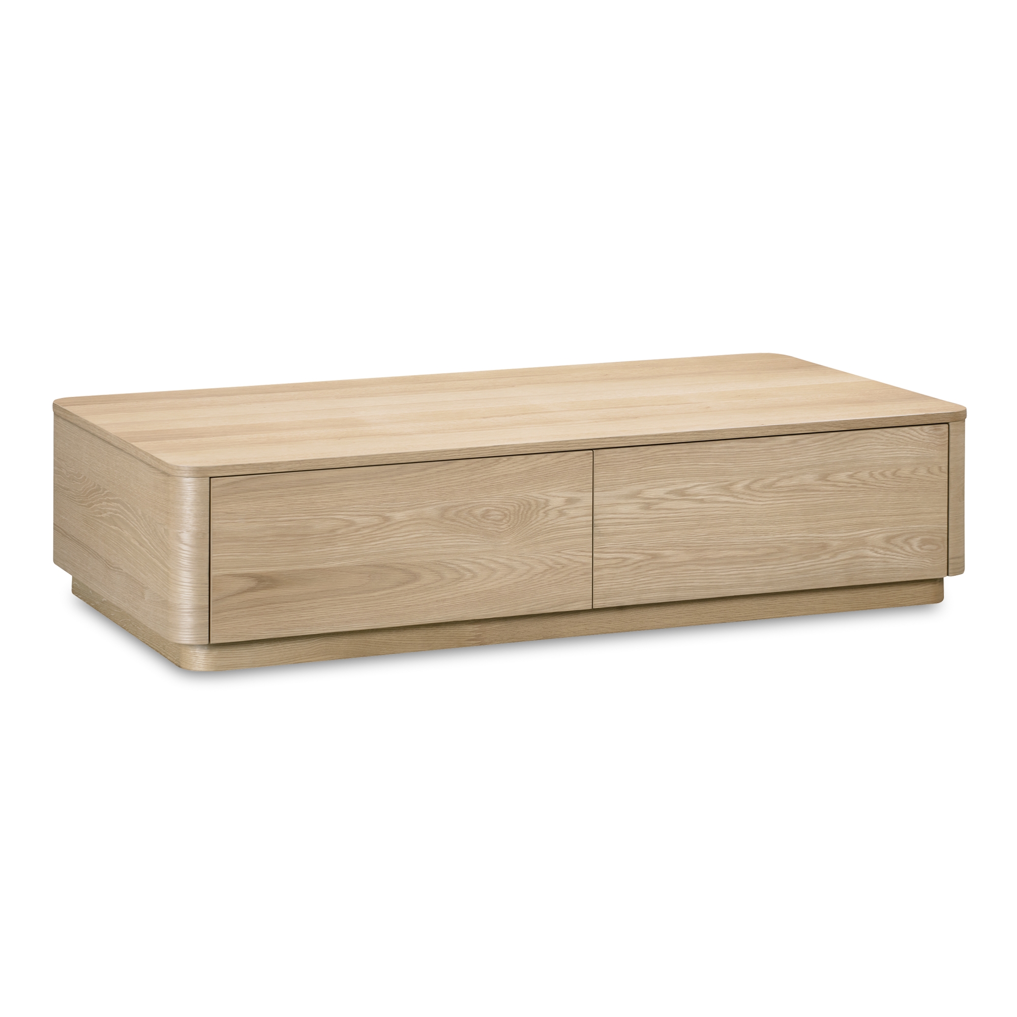 Round Off Coffee Table Natural Oak - Image 1