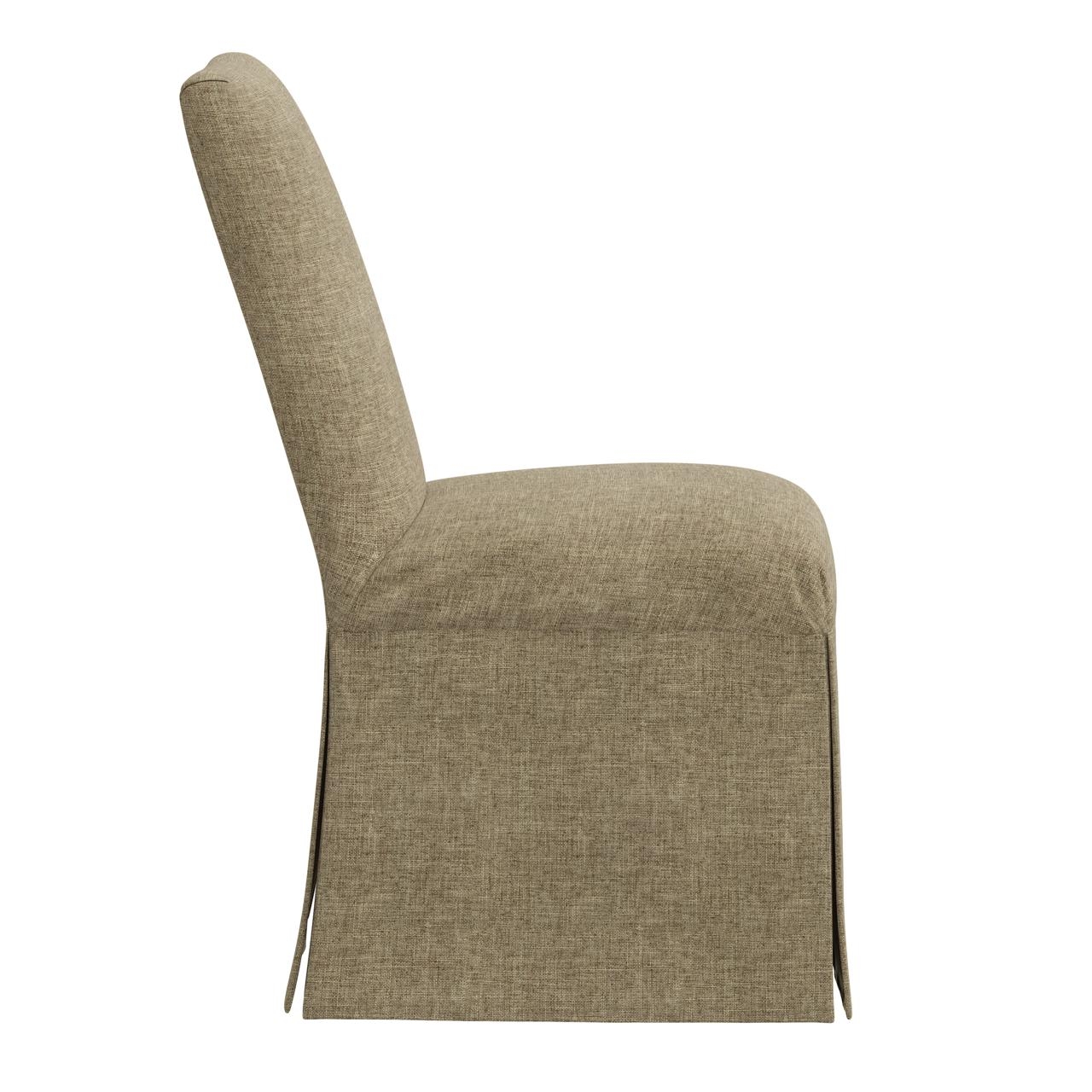 Alice Slipcover Dining Chair in Zuma Linen - Image 2