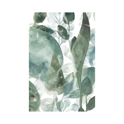 Aquatic Leaves IV by June Erica Vess - Wrapped Canvas Painting Print - Image 0
