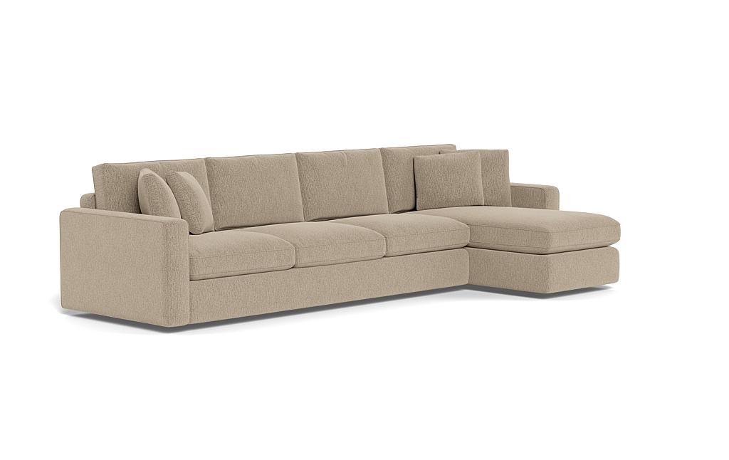 James 4-Seat Right Chaise Sectional with Storage - Image 1