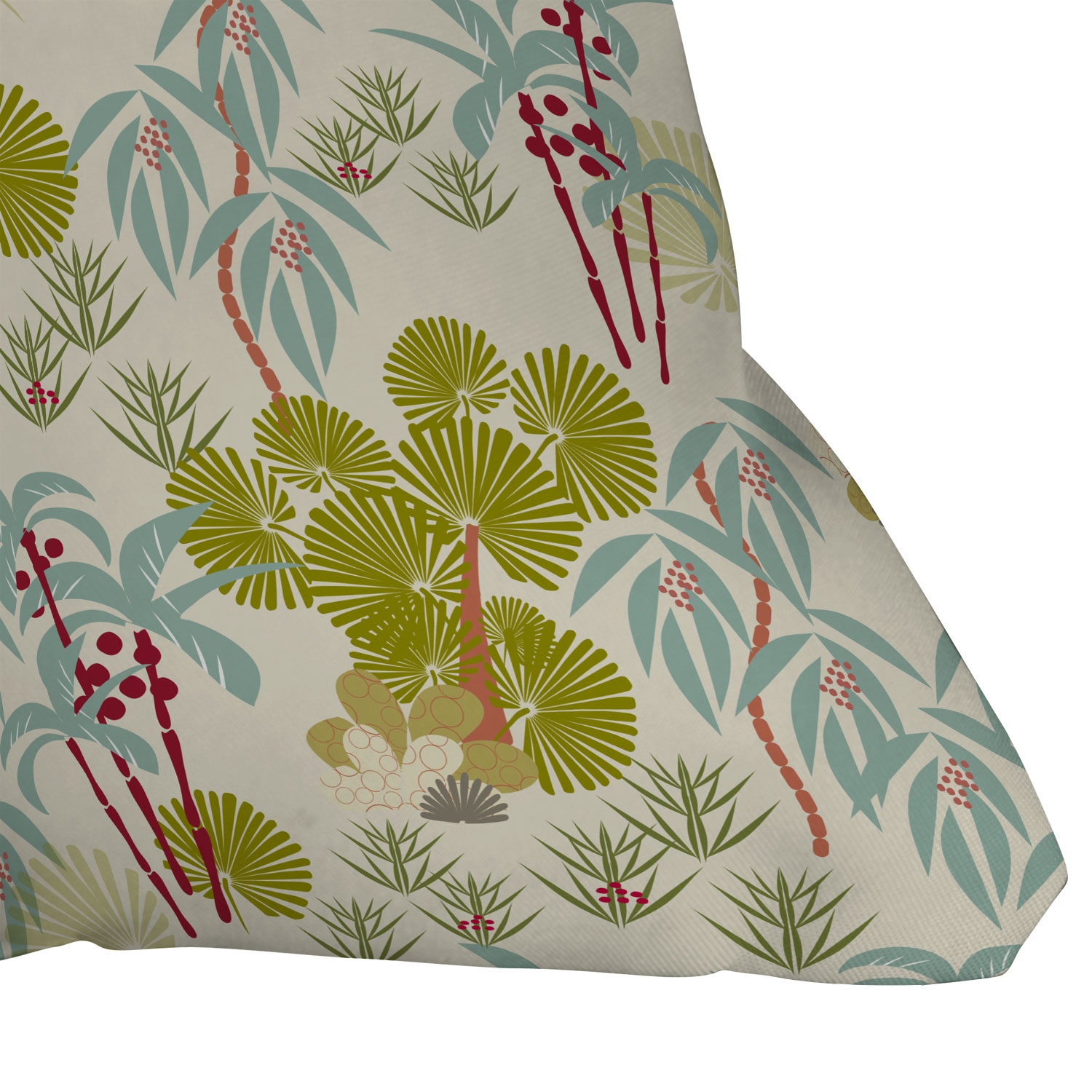 Tropical Spring by Mirimo - Indoor Throw Pillow 18" x 18" cover only - Image 2