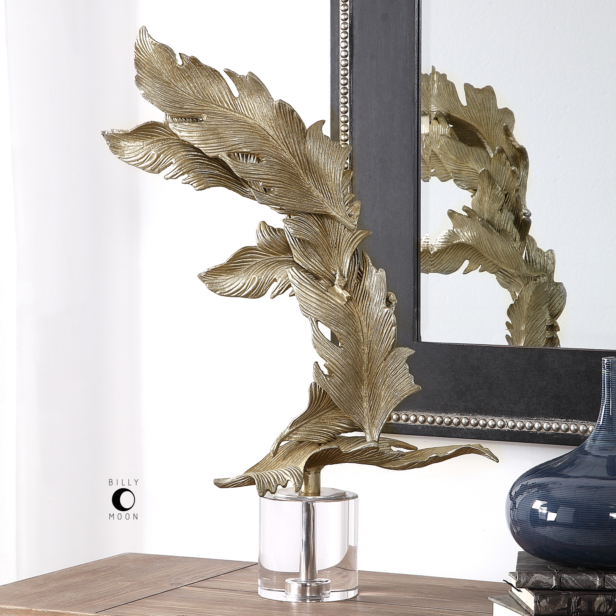 Fall Leaves Champagne Sculpture - Image 1