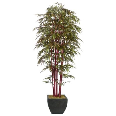 96" Artificial Bamboo Tree in Vase - Image 0