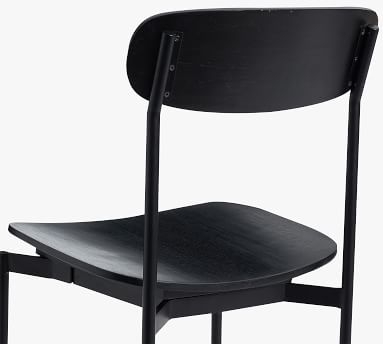 Wyatt Wood Dining Chair, Dark Umber - Image 2