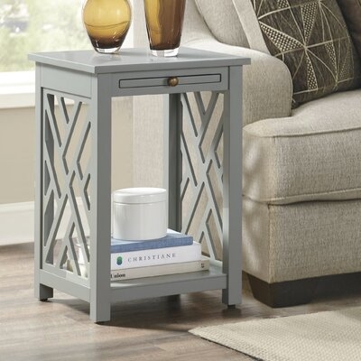 Lund End Table with Storage - Image 0