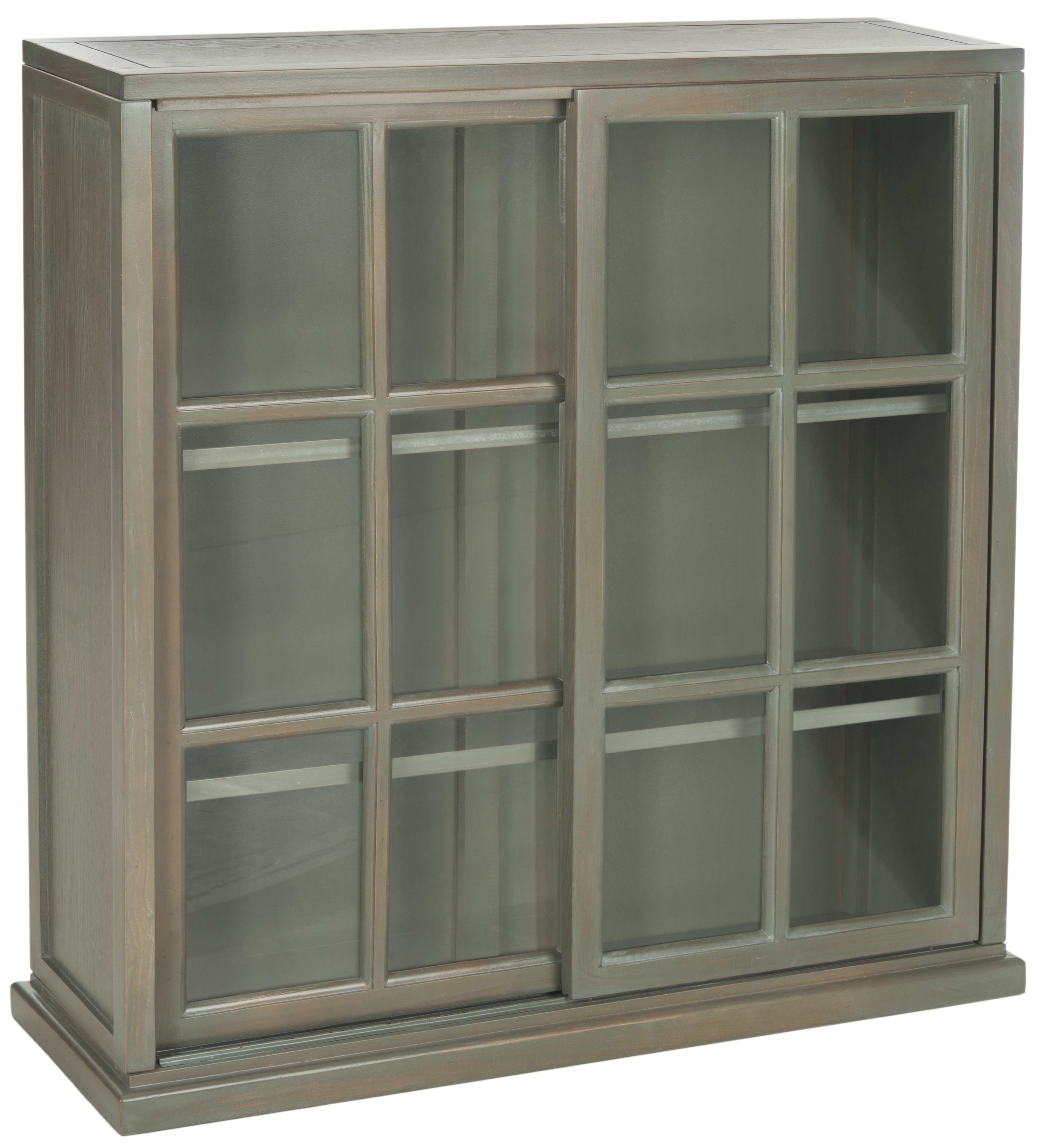 Greg 3 Tier Bookcase - French Grey - Safavieh - Image 1