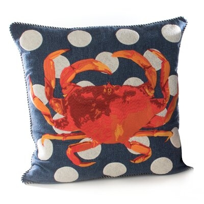 Crab Outdoor Accent Pillow - Image 0