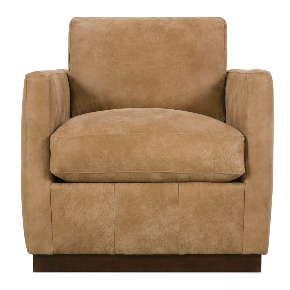 Allie Leather Swivel Chair - Image 0