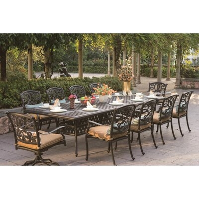 Charlemont 11 Piece Dining Set with Cushions - Image 0